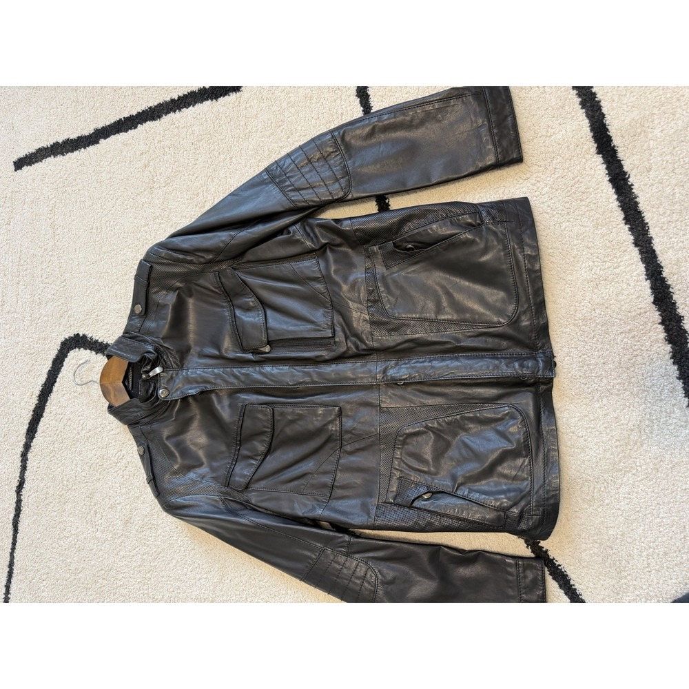 Hugo Boss - McLaren Limited Edition Aniline Leather Jacket Size‎ 42R - Picture 6 of 16